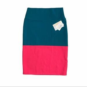 LuLaRoe Cassie Two Tone Skirt Size S
